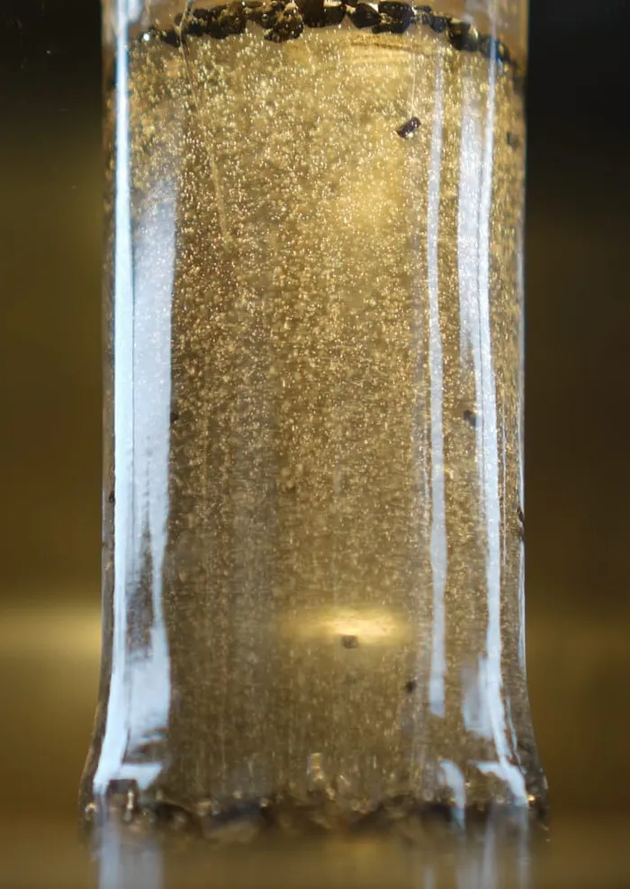 Adsorption column test of granular activated carbon
